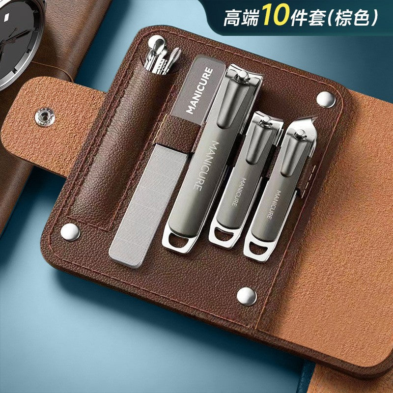 High-end nail clipper suitfor home nail scissors ear pick convenient pedicure knife nail groove special manicure tool