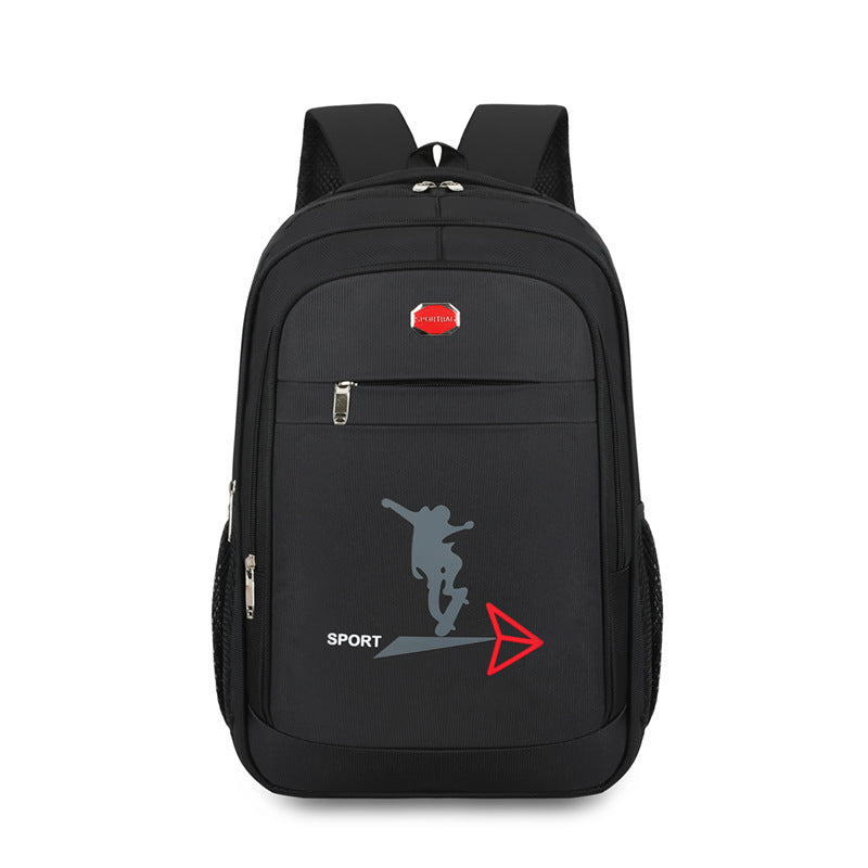 Cross-border backpack Men's backpack Large capacity travel bag Computer leisure Women's multi-layer high junior high school student backpack