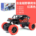 Kids' large alloy pull-back off-road vehicle - shock-absorbing, durable, four-wheel drive, big-wheel climbing car model toy - perfect for street vendors