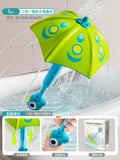 Kids mushroom flower water shower bath watering flower pot family bathroom umbrella water spray pull-out water gun toy