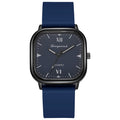 Shangmei square watch unisex fashion quartz watch minimalist trendy faux leather trim alloy manufacturer wholesale