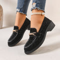 spring/autumn new arrival: plus-size chunky sole loafers for cross-border e-commerce. sizes 36-43 available. bulk orders welcome. dropshipping available for  and