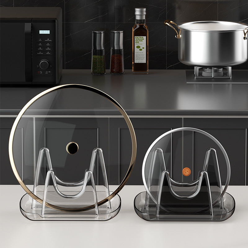 Pot lid rack kitchen spatula spoon chopsticks sticky cutting board knife holder kitchen multi-functional storage rack