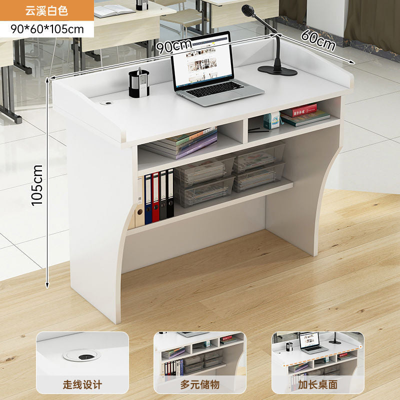 Lectern table teacher lectern platform primary school teacher classroom special lectern training class simple speech class table