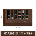 Dark walnut eight-door cabinet 3200*400*2000mm (including delivery)