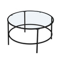 Glass coffee table tempered glass coffee tableaccessible luxuryclassy coffee table modern casual round side table