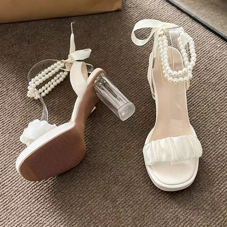 summer new arrivals: plus-size women's high-heeled sandals for cross-border e-commerce. sizes 34-42 available. wholesale options available. dropshipping to  and