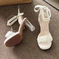 summer new arrivals: plus-size women's high-heeled sandals for cross-border e-commerce. sizes 34-42 available. wholesale options available. dropshipping to  and