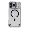 New lens holder compatible with apple 17 magnetic phone case, c-port transparent drop-proof iphone 16 pro protective case