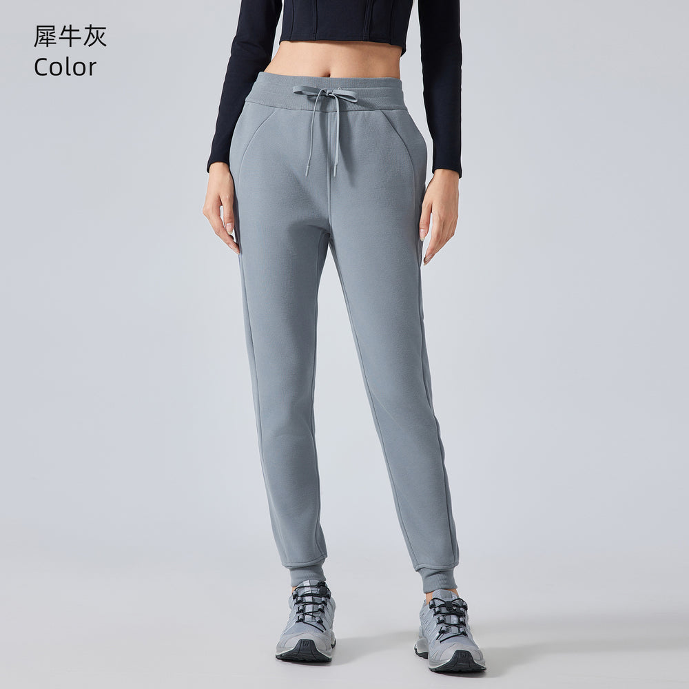 Women's high-waisted, loose-fit joggers - versatile activewear for fall/winter: perfect for outdoor fitness, yoga, and casual wear (daw153)