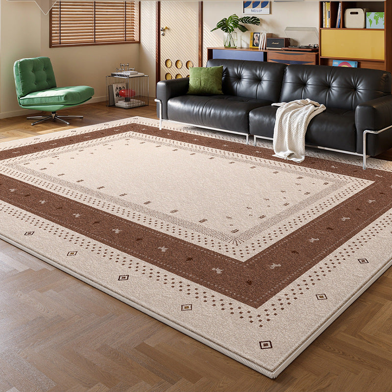 Removable and washable carpet living room bauhaus retro easy-care machine washable double-layer for home bedroom bedside soundproof floor mat