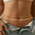 Fashion cross-border new arrival copper rice beads waist chain fashionelegant body chain easiest for match gift jewelry for women