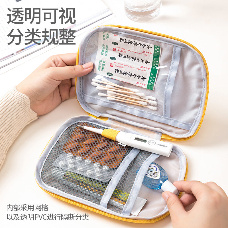 Customized drug storage bag, travel portable medical bag, portable small medicine bag to store medicine, emergency medicine bag