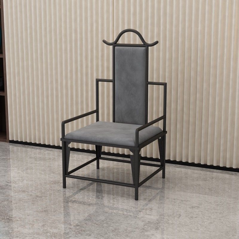 New chinoiserie official hat chair, armchair, taishi chair, armchair, accessible luxury back chair, living room chair, shop, tea room, tea making master chair