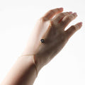 Shopee cross-border hot seller: exquisite minimalist european and american faceted round disc evil eye bracelet - unique jewelry for women