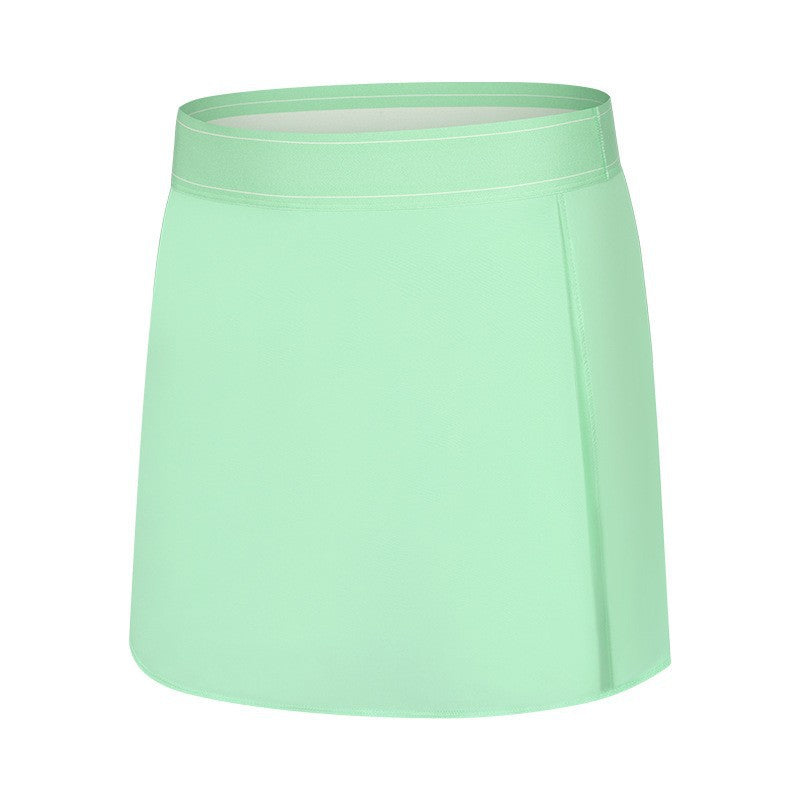 Luxtre new moisture-wicking, sweat-absorbing, cooling tennis skirt - quick-dry, double-layered, anti-exposure skort dk229