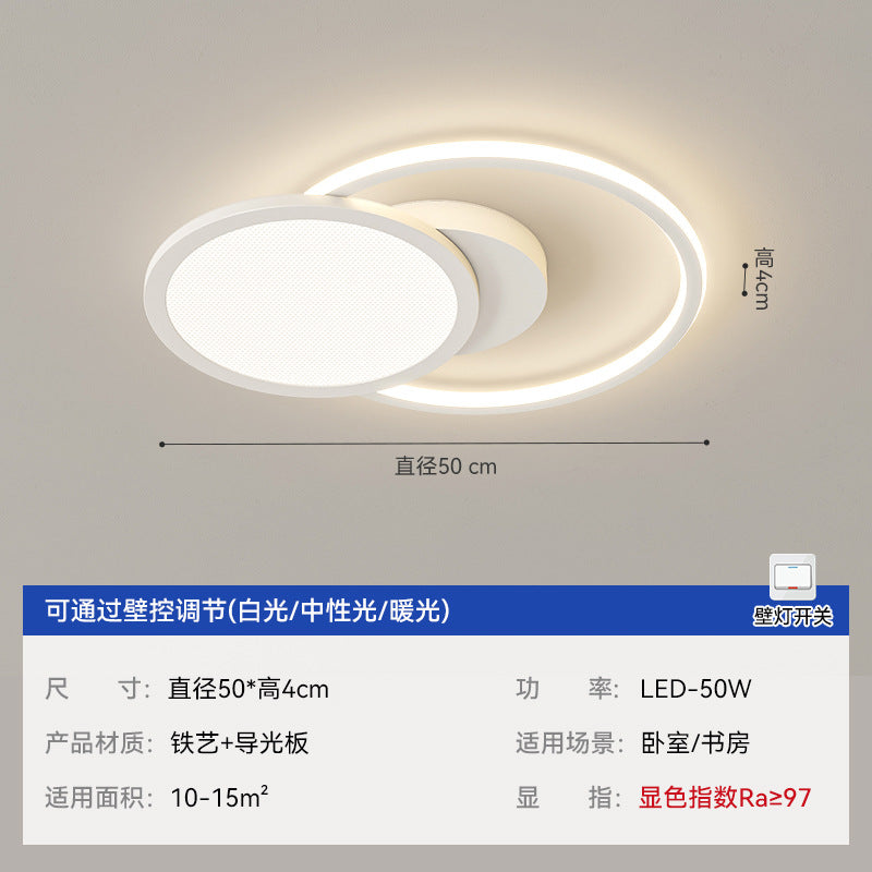 Zhongshan Lighting Atmospheric Living Room Main Light 2025 New Ceiling Light Simple Modern Bedroom Light Whole House Lighting Package