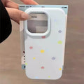 Macaron colorful little star print case for apple 17 pro max, girly iphone 18 soft case, 15