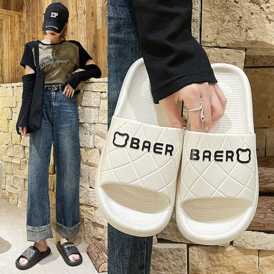2024 new women's summer indoor slippers - cloud-like comfort, thick-soled, one-strap casual beach sandals