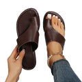 summer new flat bottom versatile casual slides women's thong sandals cross-border plus size comfortable beach shoes wholesale