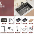 Kitchen sink large single slot honeycomb embossed 4mm thickened 304 countertop middle and lower stainless steel dishwashing sink vegetable basin