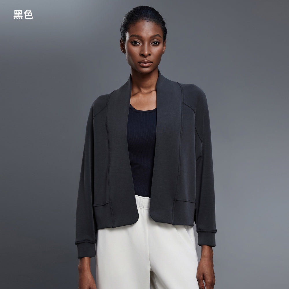 New arrivalstylishfashion shawl cardiganoutwear lazy styleeleganteasiest for matchcasual sports long sleevestopsd25138