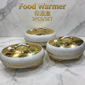 Export hot selling cross-border 3pcs crown thermal insulation box 4l5l6l food warmer thermal insulation tableware thermal insulation lunch box