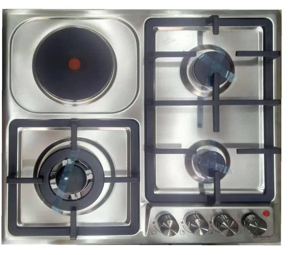 3 three gas 1 one electric four 4 multi-head eye burning gas stove embedded desktop dual-purpose fierce fire european, american and british regulations