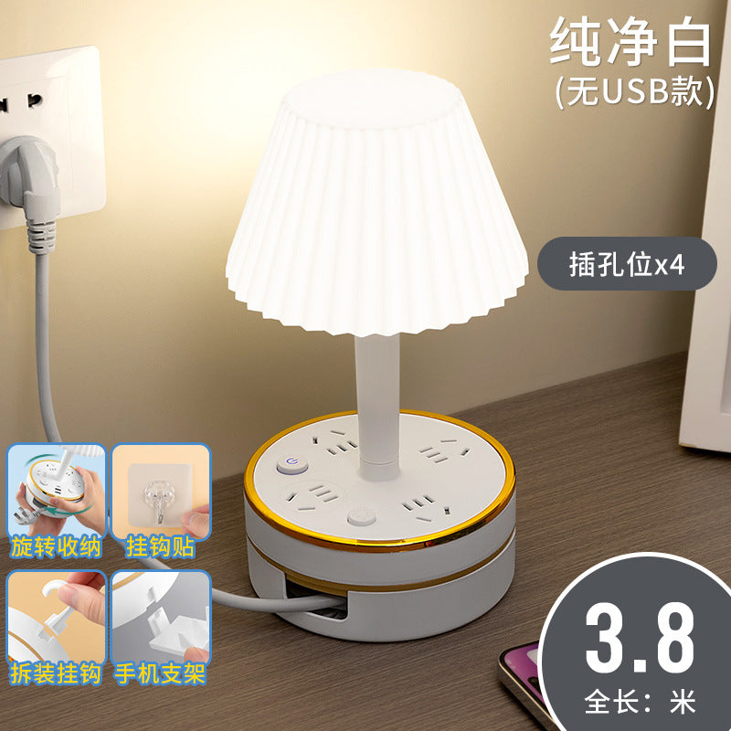 Master bedroom table lamp bedside lamp modern decorative atmosphere night light baby feeding eye protection soft light sleep usb socket