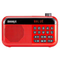 Duo xiang d83 bluetooth speaker elderly radio stereo super bass portable card slot speaker with recording function
