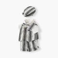 Boys' clothing  new collection: four-piece vest set - gentleman's plaid summer outfit for baby boys