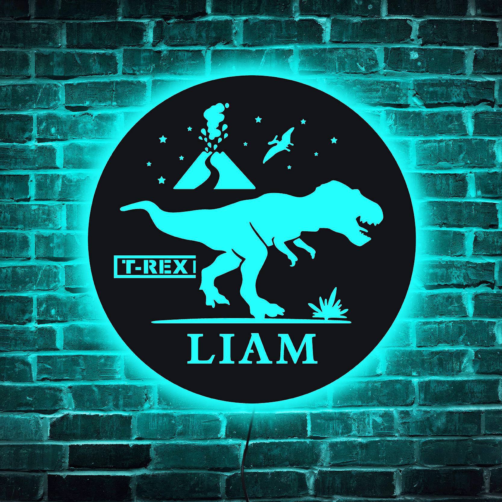 Cross-border explosive products, personalized alphabet lighting products, USB colorful wood lights, creative decorative atmosphere, night light desktop