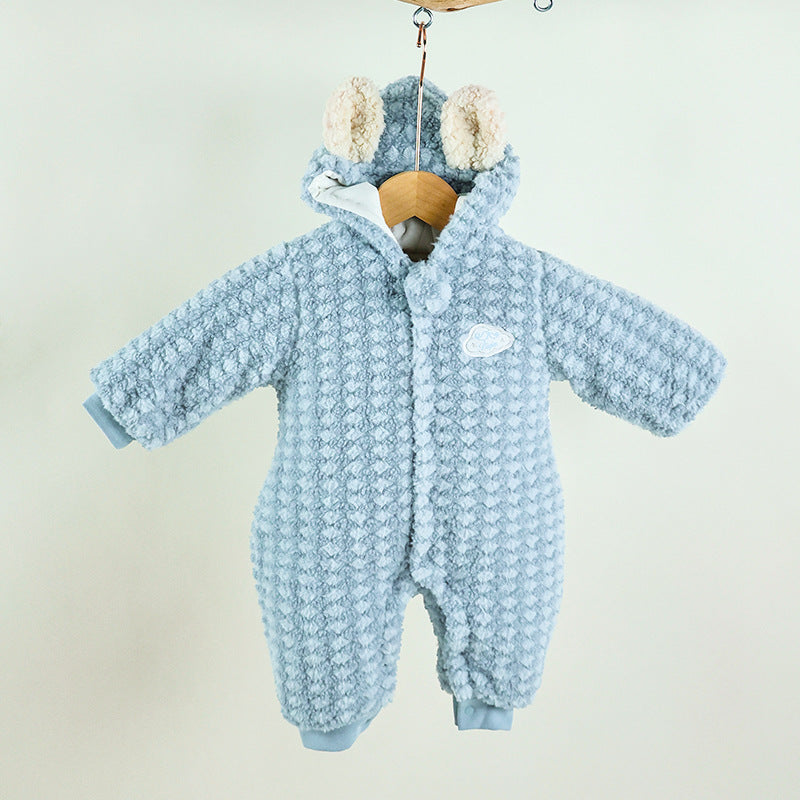 Babibele spring and autumn baby onesie long sleeves baby romper pure cotton bottomintimates newborn romper thin pajamas