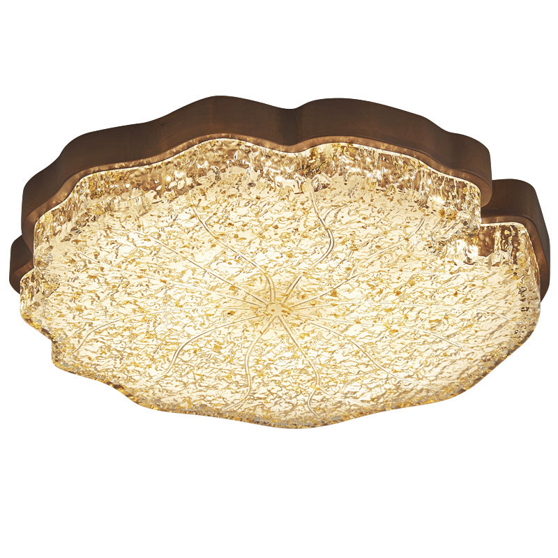 Bedroom light New high-end light luxury resin ceiling light Full spectrum eye protection Simple modern master bedroom room lighting