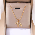 European and american cross-border e-commerce new jewelry fashion diamond-studded animal pendant versatile rabbit cat alloy necklace necklace