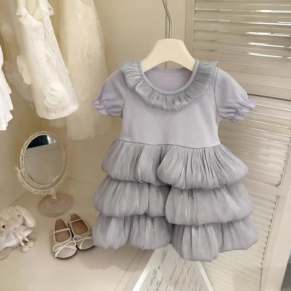 Summer new sweet little princess cake dress - premium mesh, lightweight, super comfortable, adorable princess cake dress