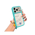 Cartoon simple fish large window phone case for iphone 18, apple 17 pro max, kitten protective cover 16