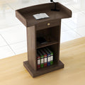 Lectern, teacher's desk, multimedia presentation stand, welcome desk, school classroom teacher's lectern table