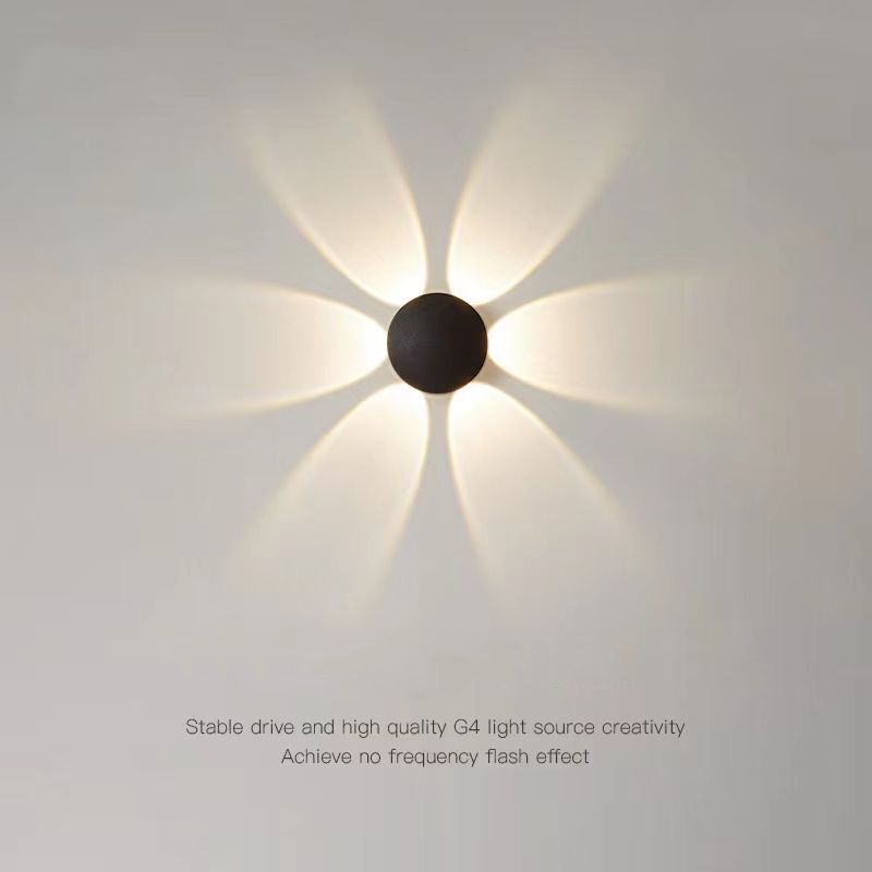 Minimalist wall sconce - nordic art living room background wall light - stairway, hallway, corridor wash wall lamp - creative bedroom bedside lamp