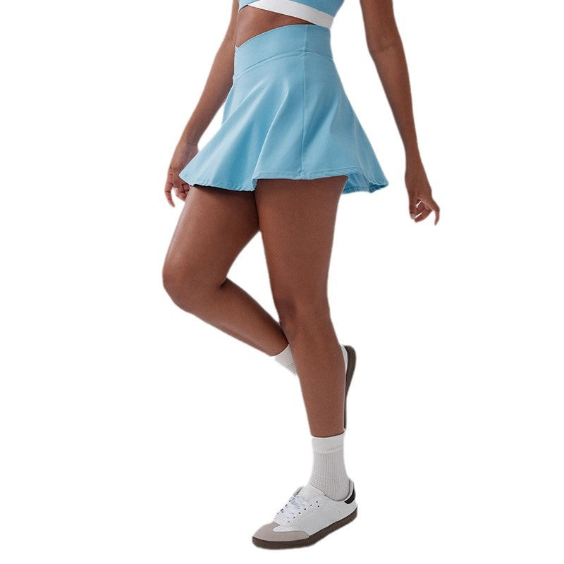 Fabric outdoor tennis suit fitness naked sports tight breathable silm yoga high school entrance examination sports sportswear