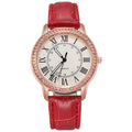 Wish women's watch new arrival - ladies' minimalist diamond-accented luminous retro quartz watch with leather strap - white (direct from manufacturer)