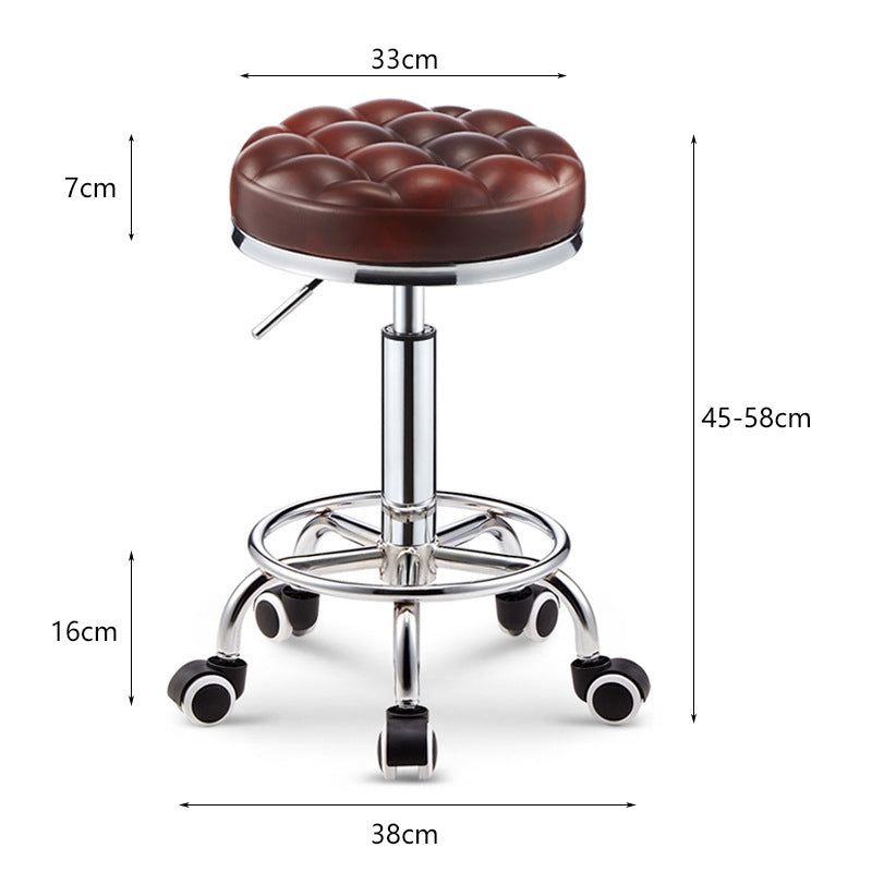 Beauty Stool Pulley Big Stool Bar Bar Chair Rotating Lift Home Nail Art Round Stool Barber Shop