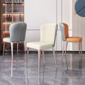Minimalist italian dining chair, light luxury belle stool, modern nordic restaurant casual home chair, hotel small apartment