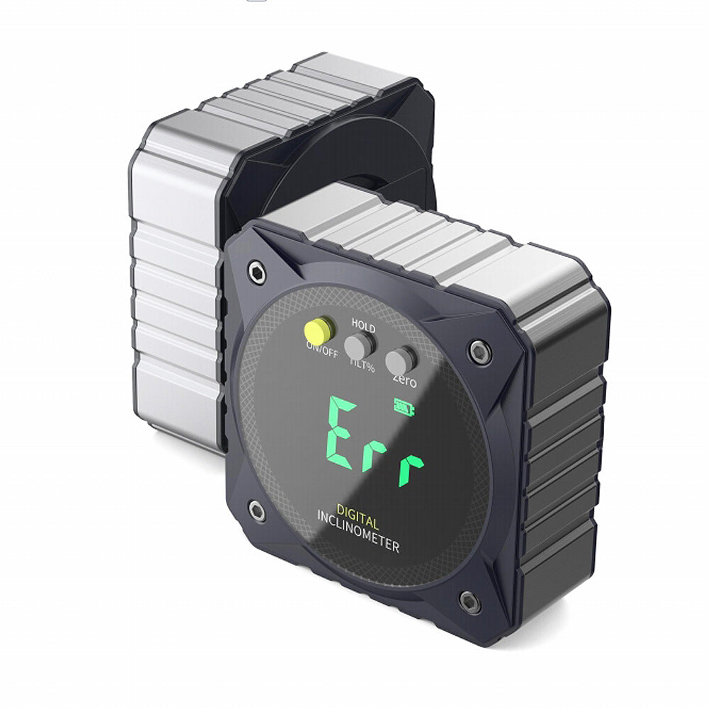 High-precision digital display inclinometer box Electronic angle ruler Angle meter Slope measuring instrument with laser level