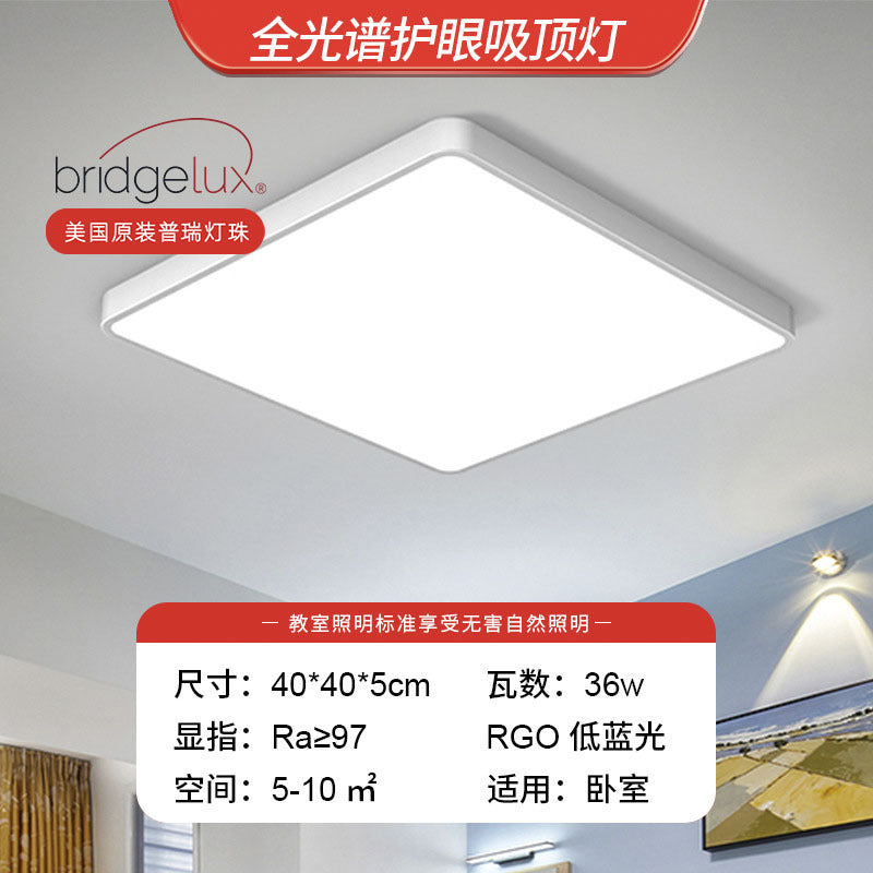 Full spectrum led ceiling light modern simple dining room bedroom master bedroom new living room main light Zhongshan lighting package