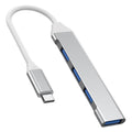 Usb 3.0 splitter, type-c external 1-to-4 car, mobile phone, laptop cross-border hub expansion dock
