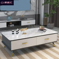 Tv cabinet coffee table modern casual coffee table for home living room small apartment rental house coffee table with drawer tv cabinet