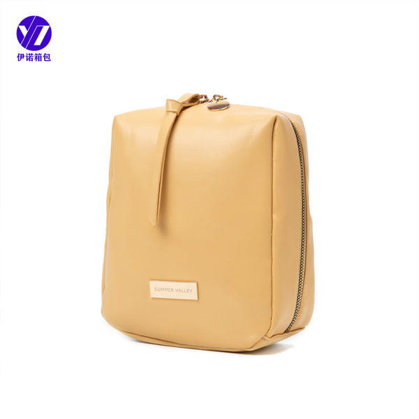 Cross-border egg-shaped large-capacity women's cosmetic bag, high-end double-layer cosmetic storage bag, portable travel wash storage bag