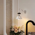 French medieval style wall lamp retro south sea style bedroom bedside wall lamp modern cream living room ceramic starlight wall lamp