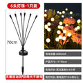 Solar outdoor lights for home courtyard internet celebrity small courtyard 2025 new style landscaping garden lawn firefly lights